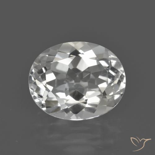 4.79ct Natural branco quente Topázio, oval, VS