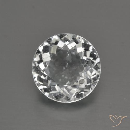 4.62ct Natural branco quente Topázio, Redondo, VS