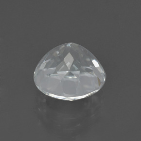 Topázio branco quente Natural 4.36ct, Corte Redondo, VVS