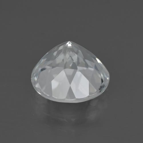 Topázio branco natural 4,63ct, corte redondo, VS