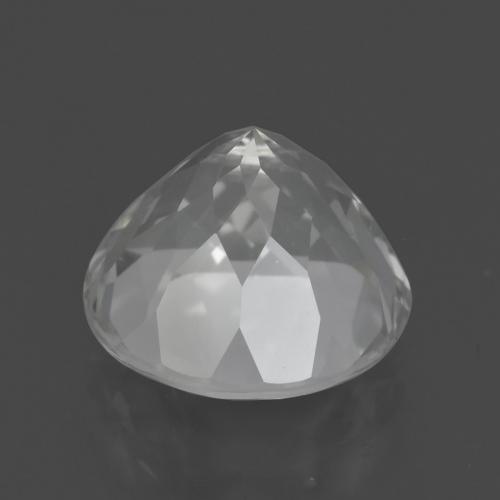 Topázio branco natural 5,82ct, corte redondo, VVS