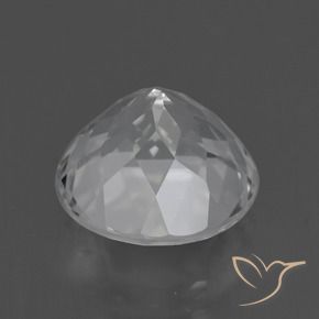 Topázio Branco claro Natural 4.82ct, Redondo, VS