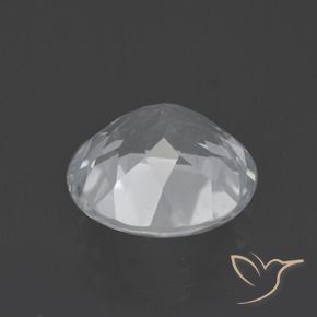 Topázio Branco claro Natural 3.87ct, Redondo, VS