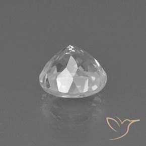 Topázio Branco claro Natural 3.05ct, Redondo, VS