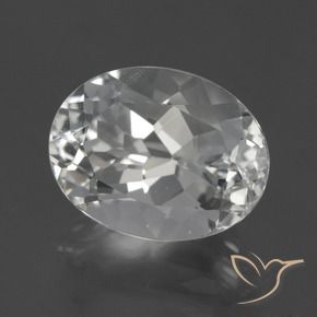Topázio Branco claro Natural 5.61ct, oval, VVS-VS