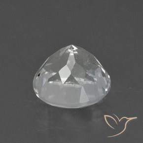 Topázio branco quente Natural 3.49ct, Redondo, VS-SI