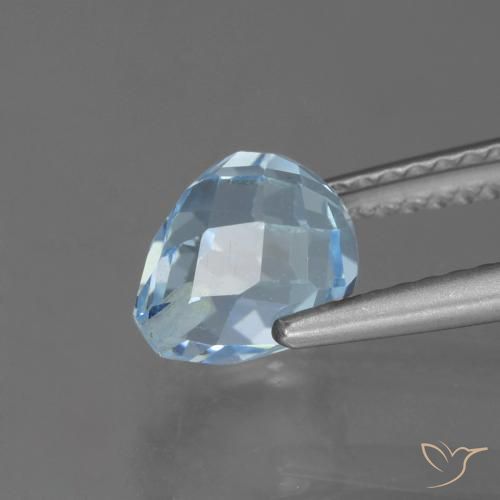 Topázio Céu azul Natural 2.32ct, Briolette, VS