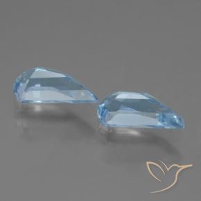 Pedras preciosas de Topázio Azul Suíço natural de 2.74 ct, Chique, VVS-VS