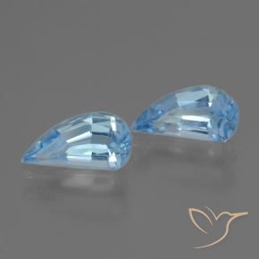 Pedras preciosas de Topázio Azul Suíço natural de 2.82 ct, Chique, VVS-VS