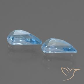 Pedras preciosas de Topázio Azul Suíço natural de 2.82 ct, Chique, VVS-VS