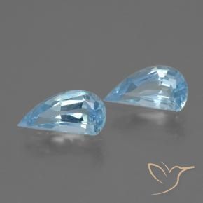Pedras preciosas de Topázio Céu azul natural de 2.51 ct, Chique, VVS-VS