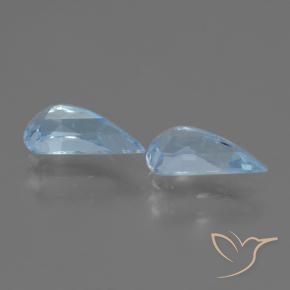 Pedras preciosas de Topázio Céu azul natural de 2.51 ct, Chique, VVS-VS