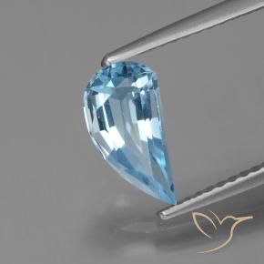 Topázio Céu azul Natural 1.50ct, Chique, VVS-VS