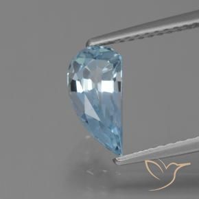 Topázio Céu azul Natural 1.32ct, Chique, VVS-VS