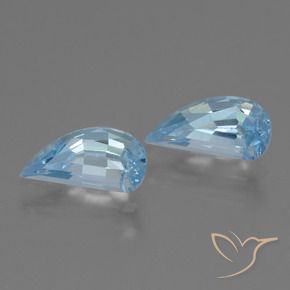 Pedras preciosas de Topázio Azul Suíço natural de 2.84 ct, Chique, VVS-VS