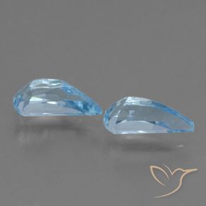 Pedras preciosas de Topázio Azul Suíço natural de 2.84 ct, Chique, VVS-VS