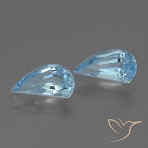 Pedras preciosas de Topázio Céu azul natural de 2.52 ct, Chique, VVS-VS