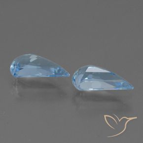Pedras preciosas de Topázio Céu azul natural de 2.52 ct, Chique, VVS-VS