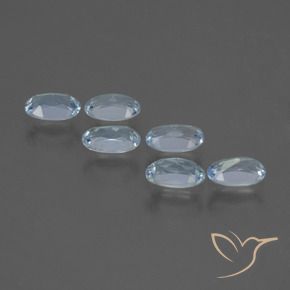 Pedras preciosas de Topázio Céu azul natural de 1.66 ct, oval, VVS-VS