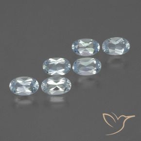 Pedras preciosas de Topázio Céu azul natural de 1.69 ct, oval, VS