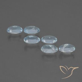 Pedras preciosas de Topázio Céu azul natural de 1.69 ct, oval, VS