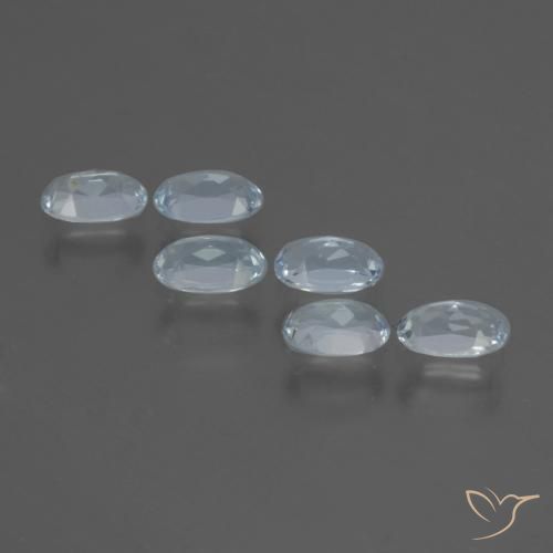 Pedras preciosas de Topázio Céu azul natural de 1.74 ct, oval, VS