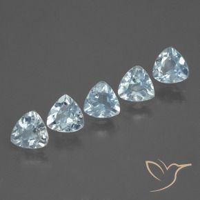 Pedras preciosas de Topázio Céu azul natural de 2.14 ct, Trilhão, VS