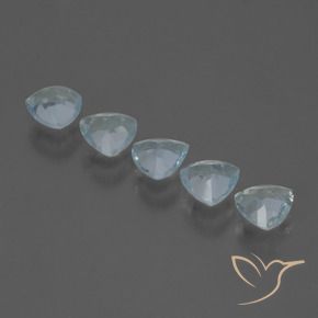 Pedras preciosas de Topázio Céu azul natural de 2.14 ct, Trilhão, VS