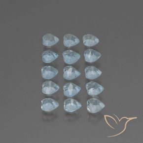 Pedras preciosas de Topázio Céu azul natural de 4.60 ct, Coração, VS
