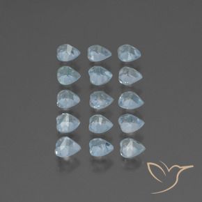 Pedras preciosas de Topázio Céu azul natural de 4.38 ct, Coração, VS
