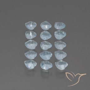 Pedras preciosas de Topázio Céu azul natural de 4.60 ct, Coração, VS