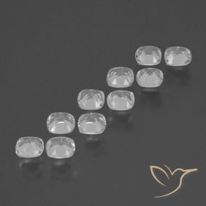 Pedras preciosas de Topázio Branco natural de 4.71 ct, Almofada, VS