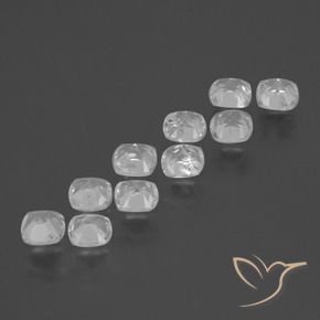 Pedras preciosas de Topázio Branco natural de 5.07 ct, Almofada, VS-SI