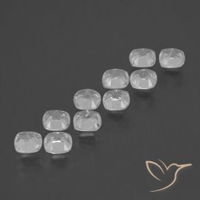 Pedras preciosas de Topázio Branco natural de 5.18 ct, Almofada, VS