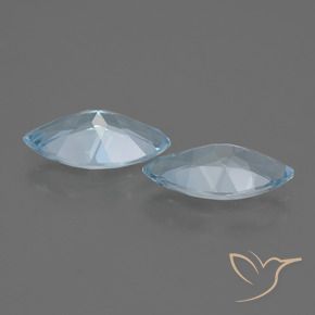 Pedras preciosas de Topázio Céu azul natural de 3.88 ct, Marquesa, VVS-VS
