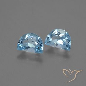 Pedras preciosas de Topázio Céu azul natural de 2.02 ct, Chique, VS