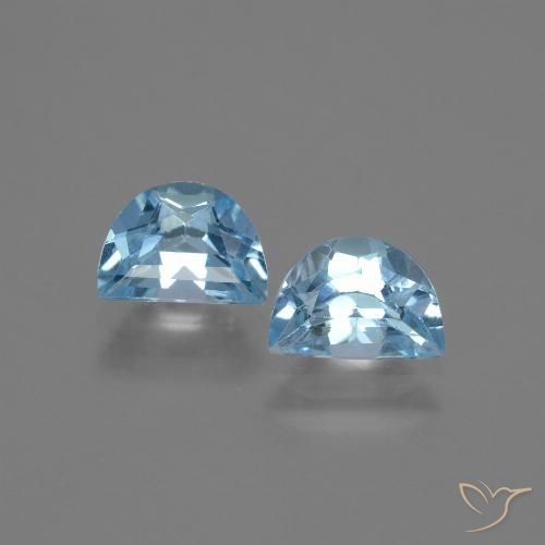 2.17ctw Natural Azul Suíço Topázio, Chique, VS