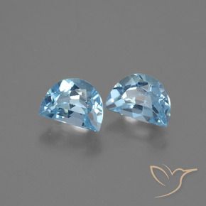 Pedras preciosas de Topázio Azul Suíço natural de 2.17 ct, Chique, VS