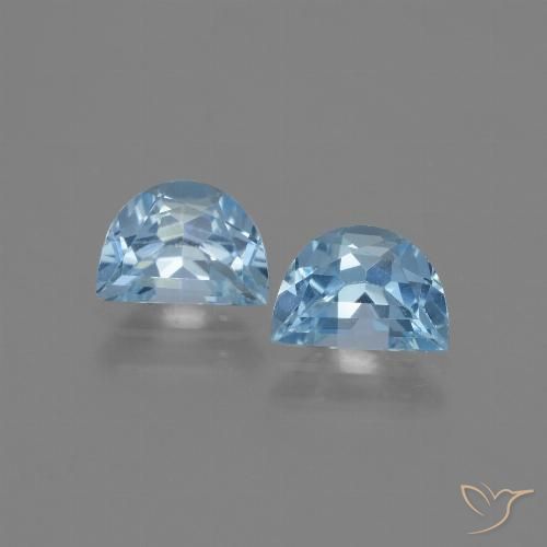 2.05ctw Natural Azul Suíço Topázio, Chique, VVS-VS