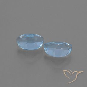 Pedras preciosas de Topázio Azul Suíço natural de 2.05 ct, Chique, VVS-VS