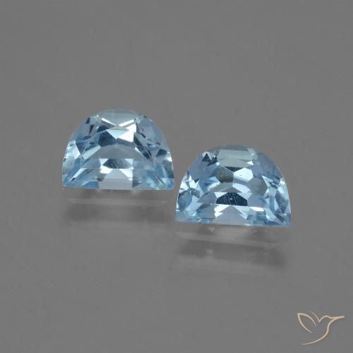 2.14ctw Natural Azul Suíço Topázio, Chique, VS