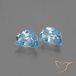 Pedras preciosas de Topázio Céu azul natural de 2.06 ct, Chique, VS