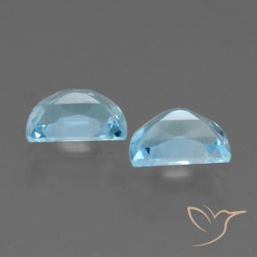 Pedras preciosas de Topázio Céu azul natural de 1.90 ct, Chique, VS