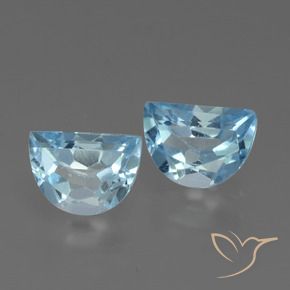Pedras preciosas de Topázio Céu azul natural de 2.07 ct, Chique, VVS-VS