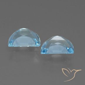 Pedras preciosas de Topázio Céu azul natural de 2.07 ct, Chique, VVS-VS