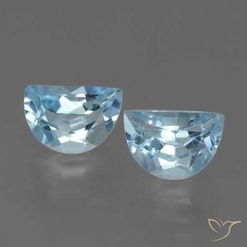 2.13ctw Natural Azul Suíço Topázio, Chique, VS