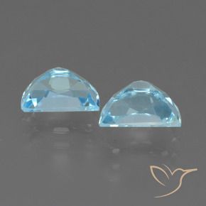 Pedras preciosas de Topázio Azul Suíço natural de 2.13 ct, Chique, VS