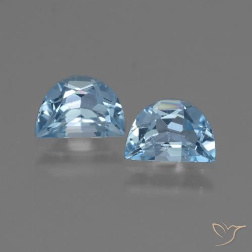 1.86ctw Natural Céu azul Topázio, Chique, VVS-VS