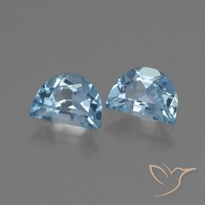 Pedras preciosas de Topázio Céu azul natural de 1.86 ct, Chique, VVS-VS