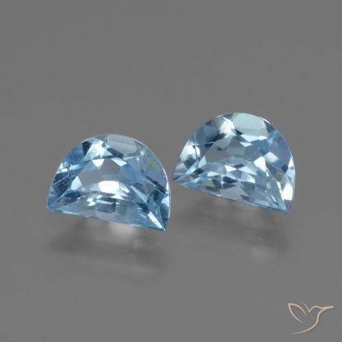Pedras preciosas de Topázio Céu azul natural de 2.10 ct, Chique, VS